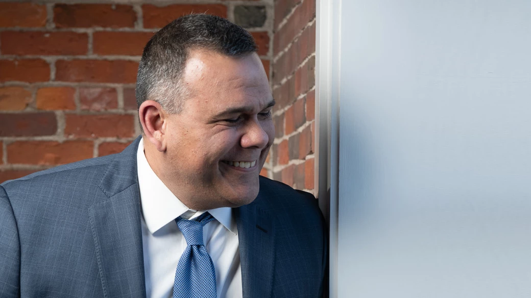 Candid photo of Jeffrey Wright